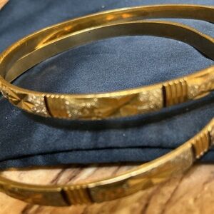 Elegant Gold-Tone Bracelet Set